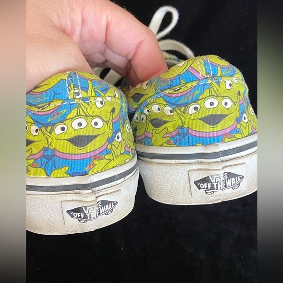 Disney Pixar Vans Toy Story Martians Alien Era GLOW IN THE DARK Rare M 5.5 W 7 - Picture 9 of 15